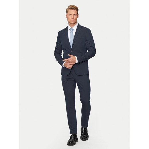 Lindbergh Garnitur 30-606900 Granatowy Slim Fit ze sklepu MODIVO w kategorii Garnitury męskie - zdjęcie 182649896