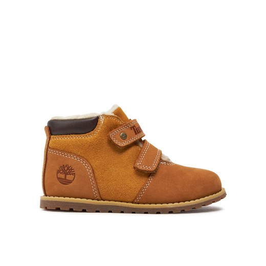 Timberland Trzewiki Pokey Pine Warm Line A1NQ3 Brązowy ze sklepu MODIVO w kategorii Buty zimowe dziecięce - zdjęcie 182649947