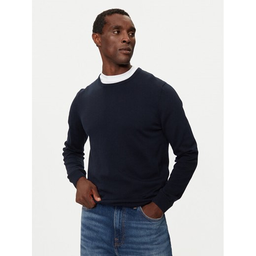 s.Oliver Sweter 2143173 Granatowy Regular Fit ze sklepu MODIVO w kategorii Swetry męskie - zdjęcie 182649969