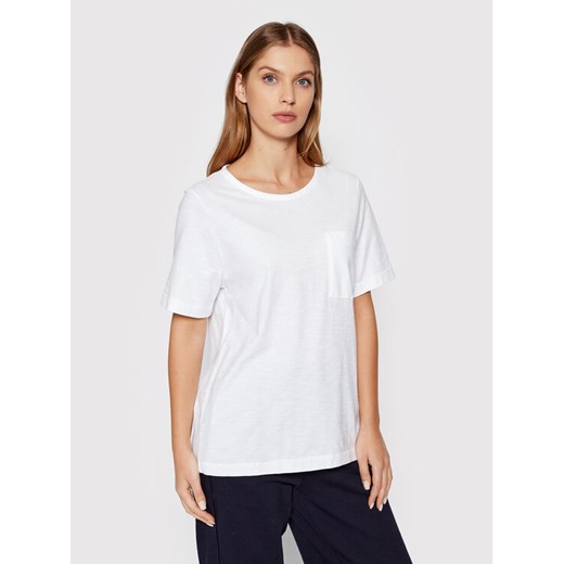 United Colors Of Benetton T-Shirt 3BVXE18A0 Biały Relaxed Fit ze sklepu MODIVO w kategorii Bluzki damskie - zdjęcie 182650045