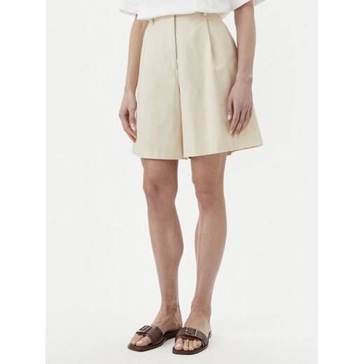 Weekend Max Mara Bermudy Ecuba 2515141032 Écru Regular Fit ze sklepu MODIVO w kategorii Szorty - zdjęcie 182650126