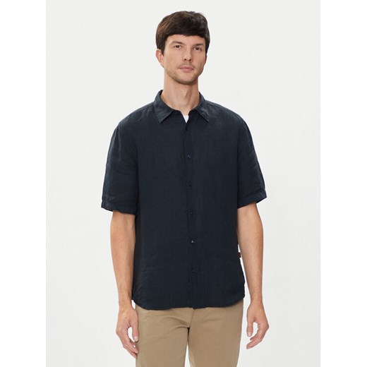 Boss Koszula Rash_2 50489345 Granatowy Regular Fit ze sklepu MODIVO w kategorii Koszule męskie - zdjęcie 182650135