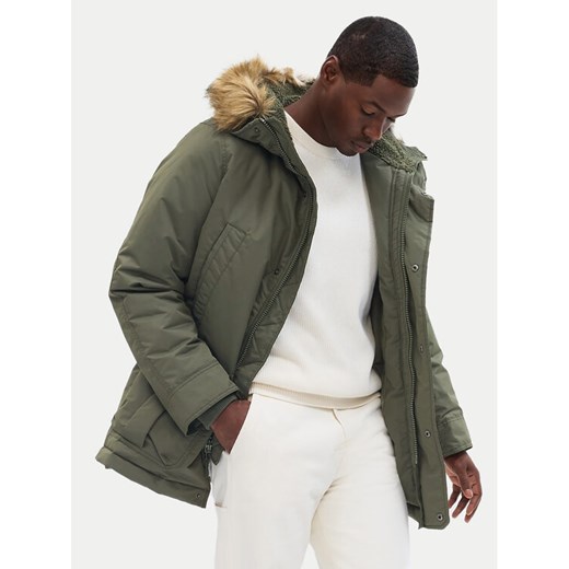 Gap Kurtka zimowa 726377-00 Zielony Regular Fit ze sklepu MODIVO w kategorii Kurtki męskie - zdjęcie 182650199