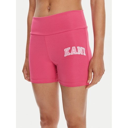 Karl Kani Szorty sportowe Small Serif 6113120 Różowy Slim Fit ze sklepu MODIVO w kategorii Szorty - zdjęcie 182650238