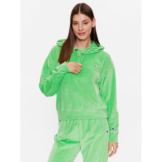 Champion Bluza 116256 Zielony Regular Fit ze sklepu MODIVO w kategorii Bluzy damskie - zdjęcie 182650246