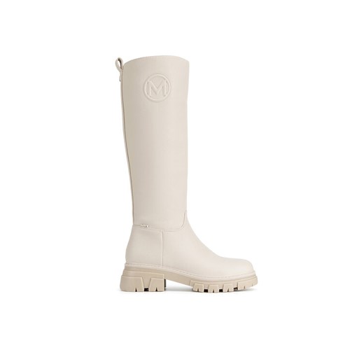 MEXX Oficerki MI001805143W Beżowy ze sklepu MODIVO w kategorii Kozaki damskie - zdjęcie 182650358