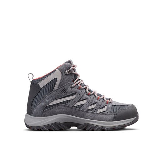 Columbia Trekkingi Crestwood Mid Waterproof 2099861 Szary ze sklepu MODIVO w kategorii Buty trekkingowe damskie - zdjęcie 182650359