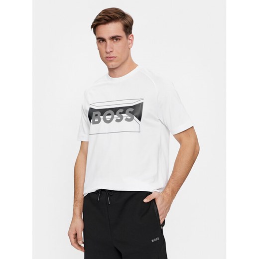 Boss T-Shirt Tee 2 50514527 Biały Regular Fit ze sklepu MODIVO w kategorii T-shirty męskie - zdjęcie 182650415