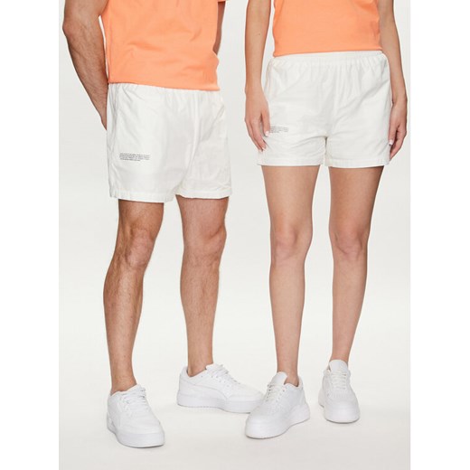 Pangaia Szorty sportowe Enhanced Degradation Biały Loose Fit ze sklepu MODIVO w kategorii Spodenki męskie - zdjęcie 182650468