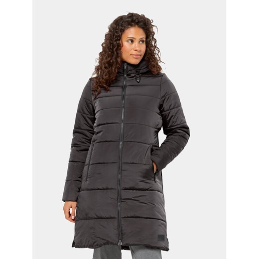 Jack Wolfskin Kurtka zimowa Eisbach Coat 1206981 Czarny Regular Fit ze sklepu MODIVO w kategorii Kurtki damskie - zdjęcie 182650478