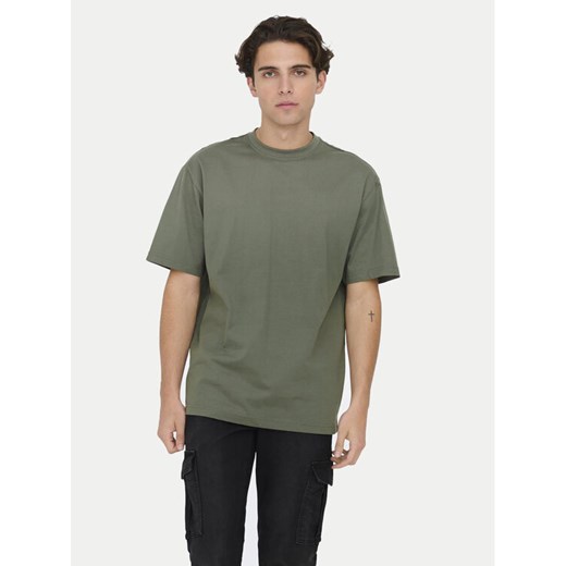 Only & Sons T-Shirt Fred 22022532 Szary Relaxed Fit ze sklepu MODIVO w kategorii T-shirty męskie - zdjęcie 182650537