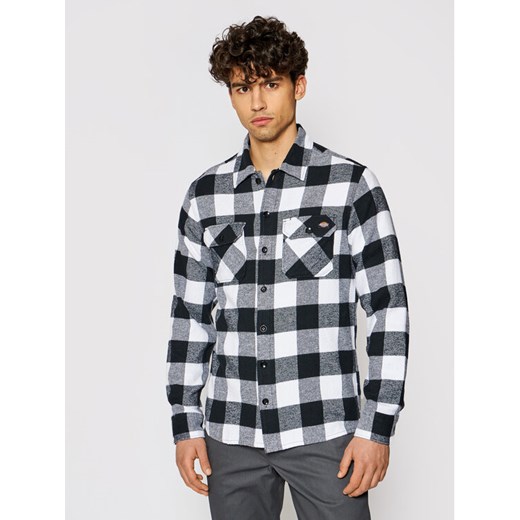 Dickies Koszula Unisex New Sacramento DK0A4XDZBLK Czarny Regular Fit ze sklepu MODIVO w kategorii Koszule męskie - zdjęcie 182650557