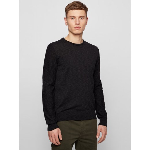 Boss Sweter Amiox 50443391 Czarny Slim Fit ze sklepu MODIVO w kategorii Swetry męskie - zdjęcie 182650648