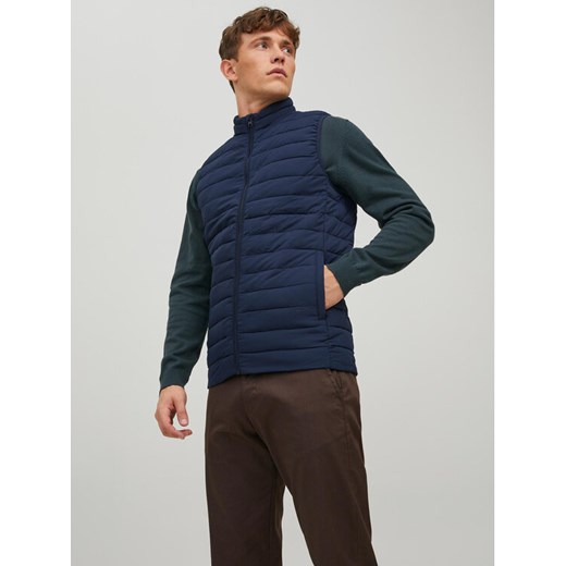 Jack&Jones Kamizelka Recycle 12211132 Granatowy Regular Fit ze sklepu MODIVO w kategorii Kamizelki męskie - zdjęcie 182650658