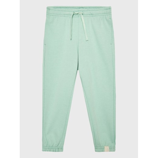 United Colors Of Benetton Spodnie dresowe 3UHRCF02Z Zielony Regular Fit ze sklepu MODIVO w kategorii Spodnie dziewczęce - zdjęcie 182650718