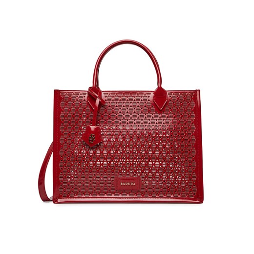 Badura Torebka WENN-02 Czerwony ze sklepu MODIVO w kategorii Torby Shopper bag - zdjęcie 182650785