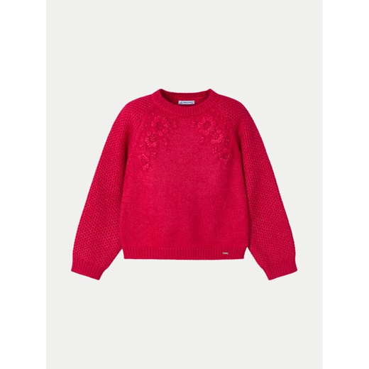 Mayoral Sweter 4354 Czerwony Regular Fit ze sklepu MODIVO w kategorii Swetry dziewczęce - zdjęcie 182650787