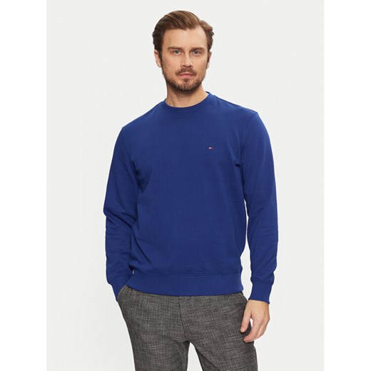 Tommy Hilfiger Bluza Essential MW0MW37237 Niebieski Regular Fit ze sklepu MODIVO w kategorii Bluzy męskie - zdjęcie 182650809