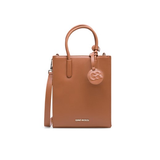 Gino Rossi Torebka OJ-82715 Brązowy ze sklepu MODIVO w kategorii Torby Shopper bag - zdjęcie 182651006