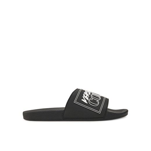 Versace Jeans Couture Klapki 78YA3SQ3 Czarny ze sklepu MODIVO w kategorii Klapki męskie - zdjęcie 182651028
