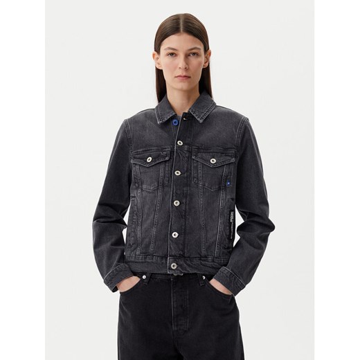 Karl Lagerfeld Jeans Kurtka jeansowa A1W14012 Szary Regular Fit ze sklepu MODIVO w kategorii Kurtki damskie - zdjęcie 182651049