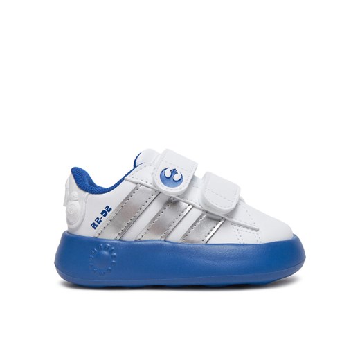 adidas Sneakersy Star Wars Grand Court 2.0 IH1139 Biały ze sklepu MODIVO w kategorii Buty sportowe dziecięce - zdjęcie 182651056