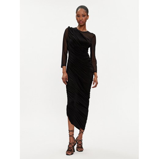 NORMA KAMALI Sukienka koktajlowa KK4223PM286001 Czarny Slim Fit ze sklepu MODIVO w kategorii Sukienki - zdjęcie 182651068
