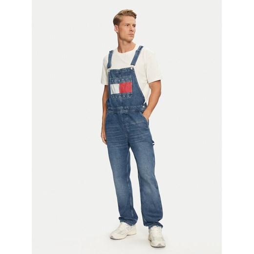 Tommy Jeans Ogrodniczki Ryan DM0DM20440 Niebieski Straight Fit ze sklepu MODIVO w kategorii Jeansy męskie - zdjęcie 182651106