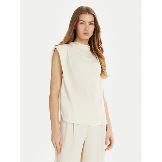 Marella Bluzka Armanda 2513161023 Écru Regular Fit ze sklepu MODIVO w kategorii Bluzki damskie - zdjęcie 182651109