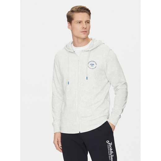 Jack&Jones Bluza Simon 12269366 Biały Standard Fit ze sklepu MODIVO w kategorii Bluzy męskie - zdjęcie 182651207