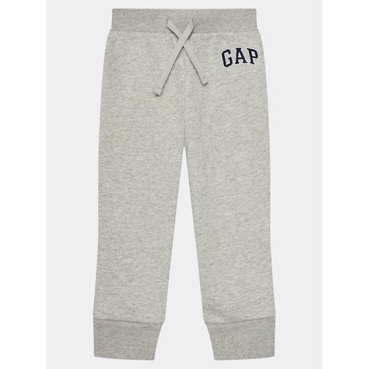 Gap Spodnie dresowe 633913-04 Szary Regular Fit ze sklepu MODIVO w kategorii Spodnie chłopięce - zdjęcie 182651309