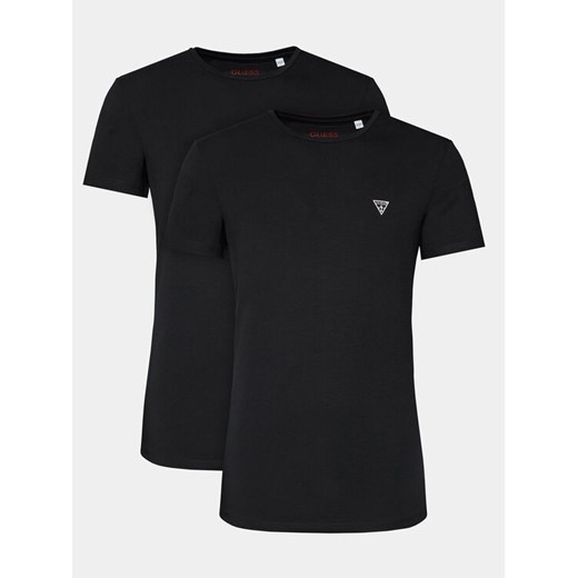 Guess Komplet 2 t-shirtów U97G02 KCD31 Czarny Regular Fit ze sklepu MODIVO w kategorii T-shirty męskie - zdjęcie 182651346