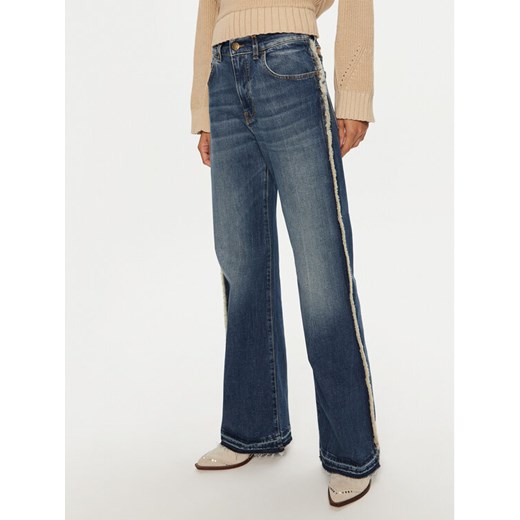 PINKO Jeansy Wanda 102915 A1LQ Granatowy Regular Fit ze sklepu MODIVO w kategorii Jeansy damskie - zdjęcie 182651348
