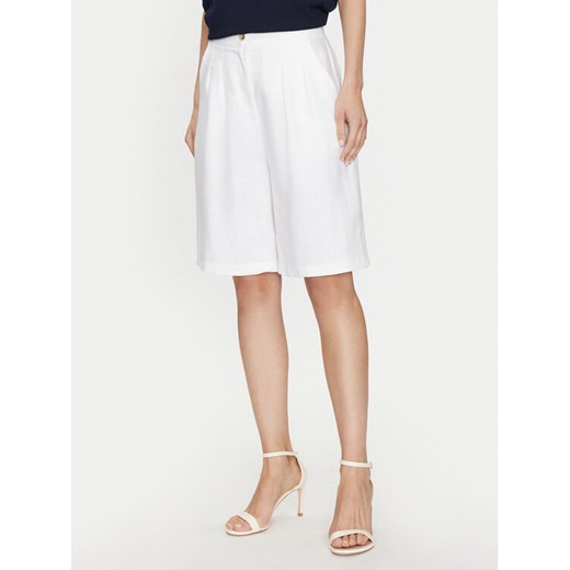 ViCOLO Szorty materiałowe TB0788 Biały Relaxed Fit Vicolo XS MODIVO