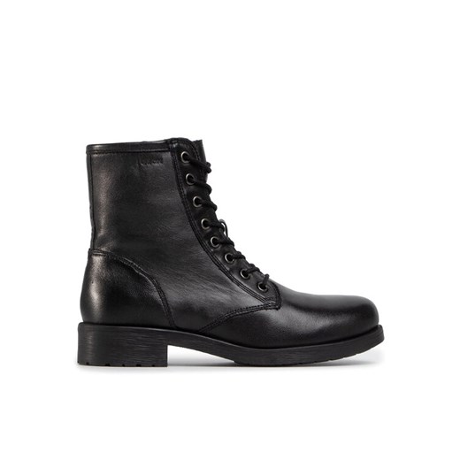 Geox Botki D Rawelle A D046RA 000TU C9999 Czarny ze sklepu MODIVO w kategorii Workery damskie - zdjęcie 182651395
