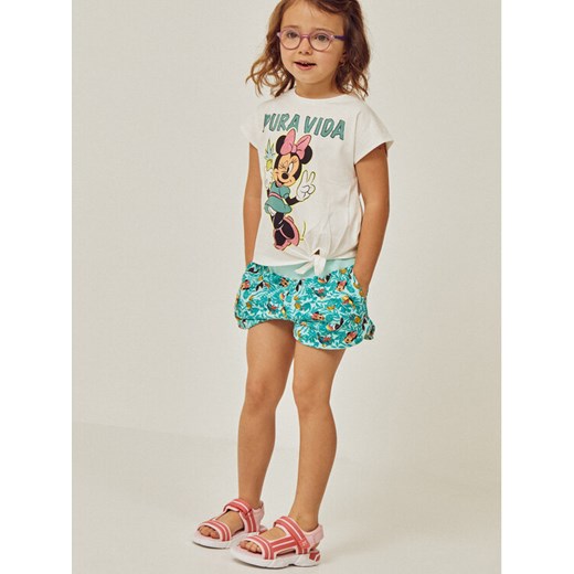 Zippy Komplet t-shirt i spodenki Myszka Minnie ZBGAP0602 23003 Niebieski Regular Fit ze sklepu MODIVO w kategorii Komplety niemowlęce - zdjęcie 182651396