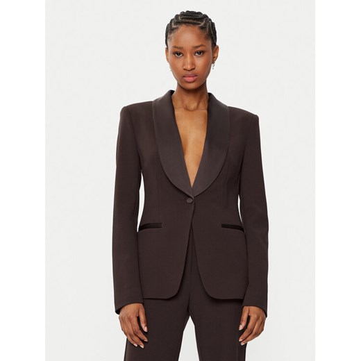 Imperial Marynarka JAQ0IAW Brązowy Slim Fit ze sklepu MODIVO w kategorii Marynarki damskie - zdjęcie 182651458