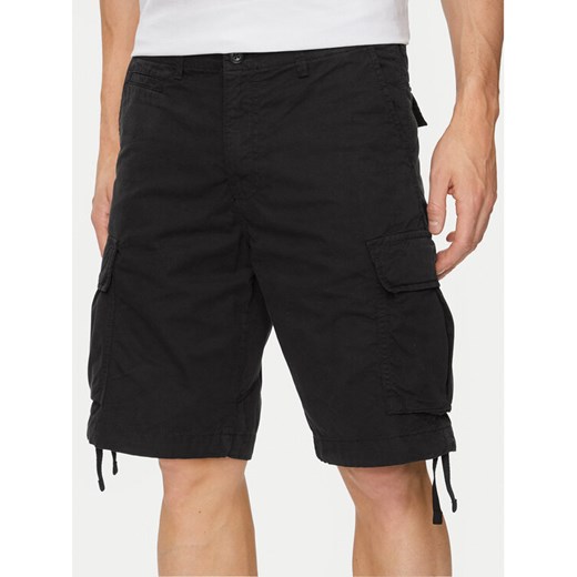 Jack&Jones Szorty materiałowe Cole 12253122 Czarny Loose Fit M MODIVO