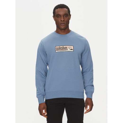 Quiksilver Bluza EQYFT05055 Niebieski Regular Fit ze sklepu MODIVO w kategorii Bluzy męskie - zdjęcie 182651515