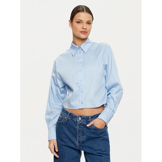 Calvin Klein Koszula K20K208068 Błękitny Regular Fit ze sklepu MODIVO w kategorii Koszule damskie - zdjęcie 182651526