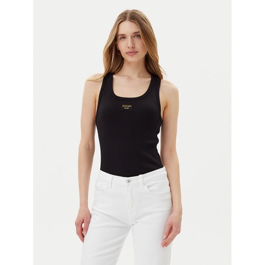 JOOP! Jeans Top 30046103 Czarny Slim Fit ze sklepu MODIVO w kategorii Bluzki damskie - zdjęcie 182651617