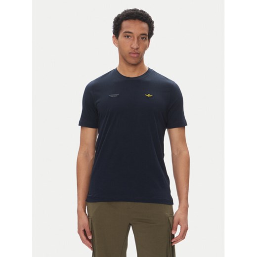 Aeronautica Militare T-Shirt 251TS2429J634 Granatowy Regular Fit ze sklepu MODIVO w kategorii T-shirty męskie - zdjęcie 182651668
