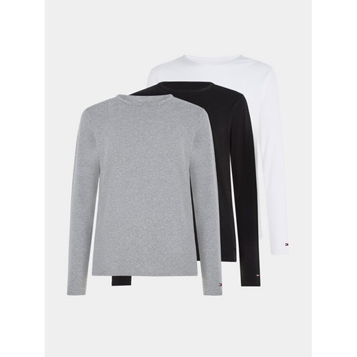 Tommy Hilfiger Komplet 3 longsleeve UM0UM03022 Kolorowy Slim Fit ze sklepu MODIVO w kategorii T-shirty męskie - zdjęcie 182651675