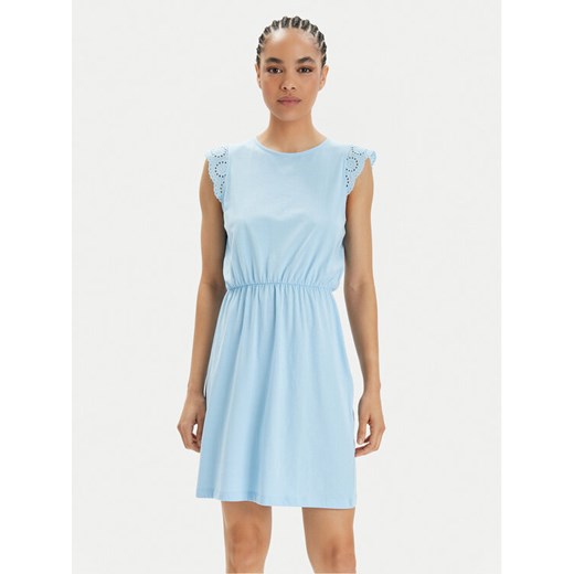 Vero Moda Sukienka letnia Emily 10305216 Błękitny Regular Fit ze sklepu MODIVO w kategorii Sukienki - zdjęcie 182651749
