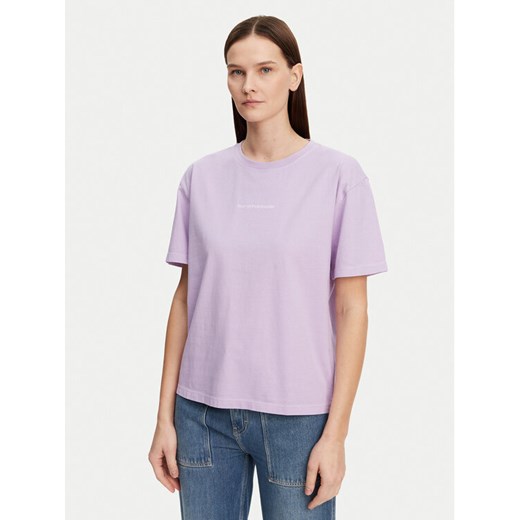 Marc O'Polo Denim T-Shirt 500 0005 950 Fioletowy Relaxed Fit ze sklepu MODIVO w kategorii Bluzki damskie - zdjęcie 182651755