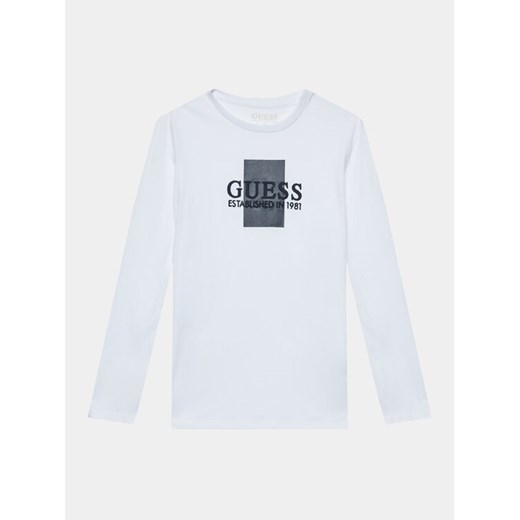 Guess Bluzka L3BI10 I3Z14 Biały Regular Fit ze sklepu MODIVO w kategorii T-shirty chłopięce - zdjęcie 182651817