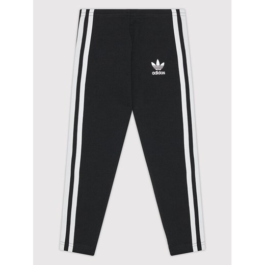 adidas Legginsy adicolor Tights H25256 Czarny Slim Fit ze sklepu MODIVO w kategorii Spodnie dziewczęce - zdjęcie 182651846