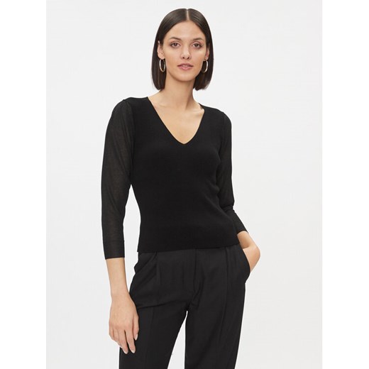 Marella Sweter Moneta 2333660239200 Czarny Regular Fit ze sklepu MODIVO w kategorii Swetry damskie - zdjęcie 182651899