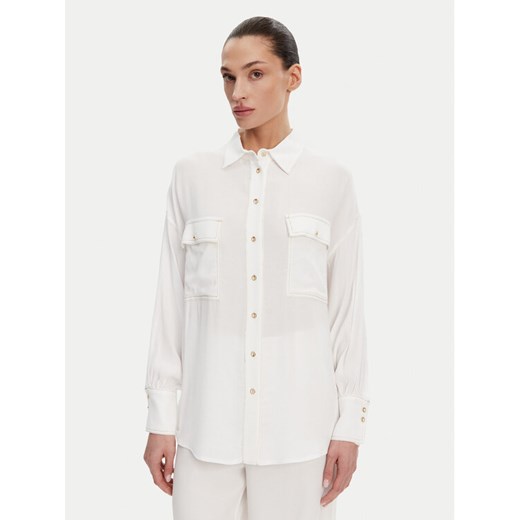 ACCESS FASHION Koszula 53-7006-394 Biały Relaxed Fit ze sklepu MODIVO w kategorii Koszule damskie - zdjęcie 182651938