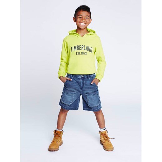 Timberland Bluza T25U07 S Żółty Regular Fit ze sklepu MODIVO w kategorii Bluzy chłopięce - zdjęcie 182651949